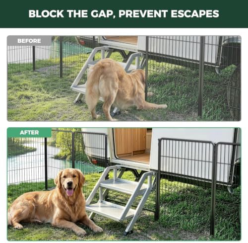 FXW Rollick Dog Playpen with RV Step Grid - Image 3
