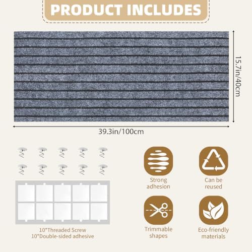Cat Scratch Couch Furniture Protector, Self-Adhesive Scratch Pad - Image 6