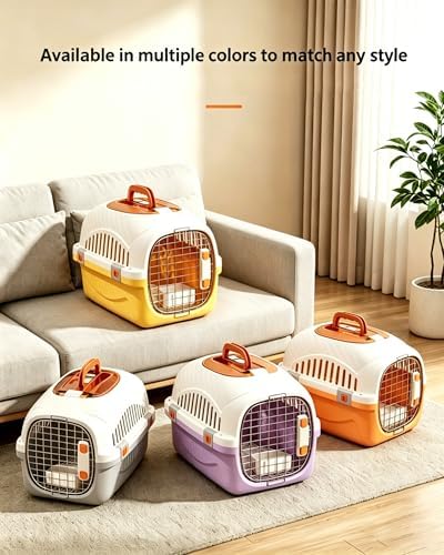 Cat Carrier Airline Approved, Portable Pet Travel Crate - Image 4