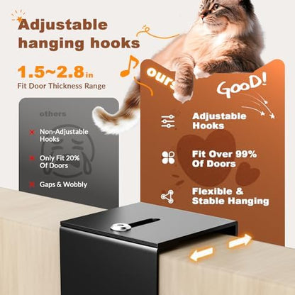 2026 New 4-Level Over Door Cat Tree, Door Hanging Cat Shelf - Image 4