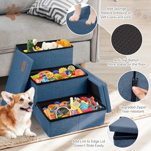 Zerbuger Dog Stairs with Storage - Image 6