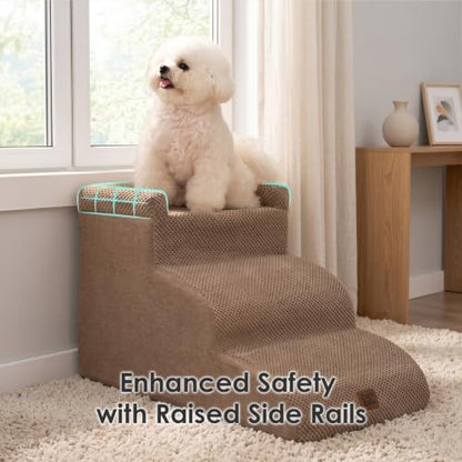 EHEYCIGA 4-Step Curved Dog Stairs - Image 5