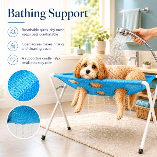 Pet Dog Bath Hammock, Cat Shower Grooming Table Hammock - Image 4