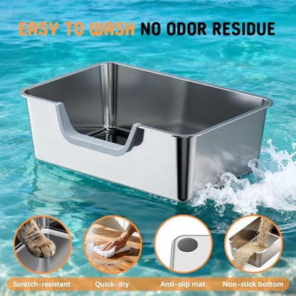Stainless Steel Litter Box - Image 5