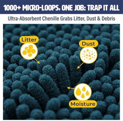 Muddy Mat® | Large Cat Litter Mat 36"x60", Litter Trapping Mat, Super Absorbent - Image 5