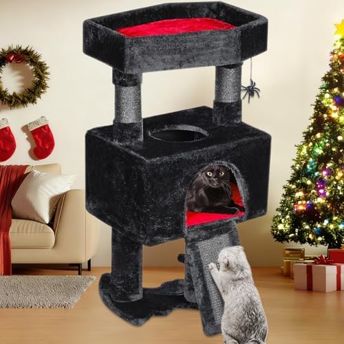 BEWISHOME Cat Tree Tower for Indoor Cats, Gothic Cat Trees - Image 2
