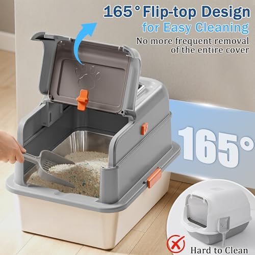 Stainless Steel Cat Litter Box - Image 3