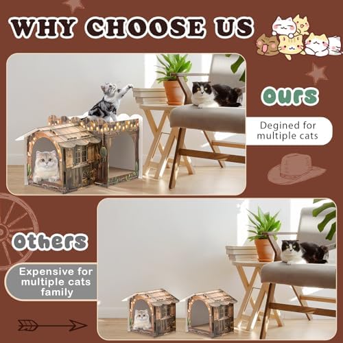 2 Story Cardboard Cat House - Image 4