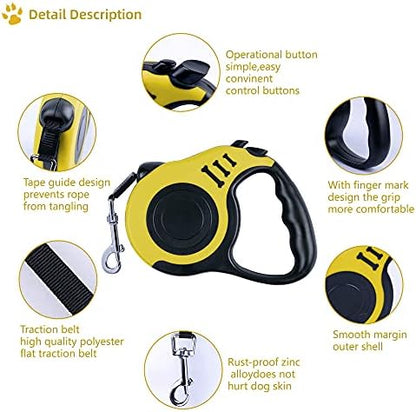 Retractable Dog Leash 10ft, Tangle-Free Expandable Leash - Image 4