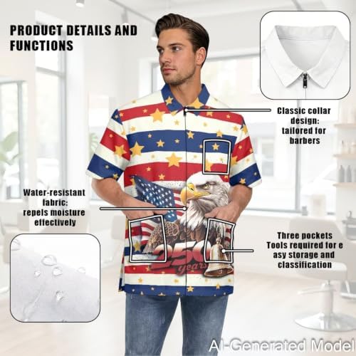 Professional Grooming Smock Unisex, Water Resistant Anti-Static - Image 5