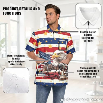 Professional Grooming Smock Unisex, Water Resistant Anti-Static - Image 5