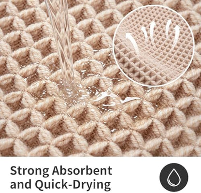 ILANGO Upgraded Waffle Bath Rug 24x48, Super Absorbent Non Slip Bath Mat - Image 6