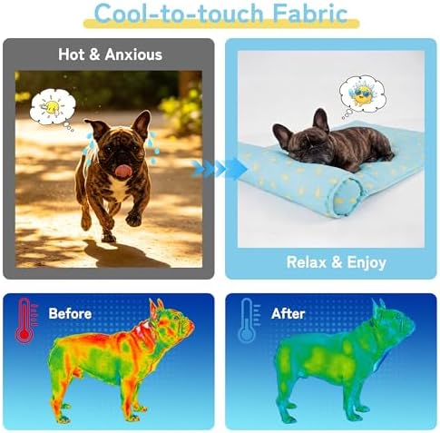 PUMYPOREITY Cooling Dog Mat, Self-Cooling Pad - Image 3