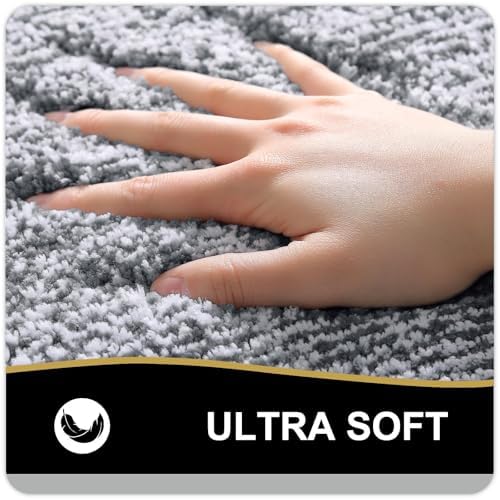 OLANLY Bathroom Runner Rugs 70x24, Long Bath Mats - Image 2