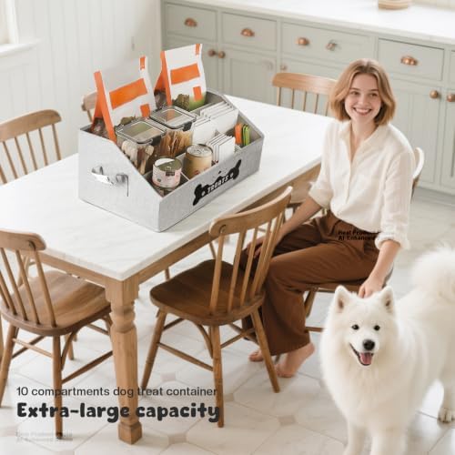 Dog Treat Container, Dogs Storage Organizer - Image 2