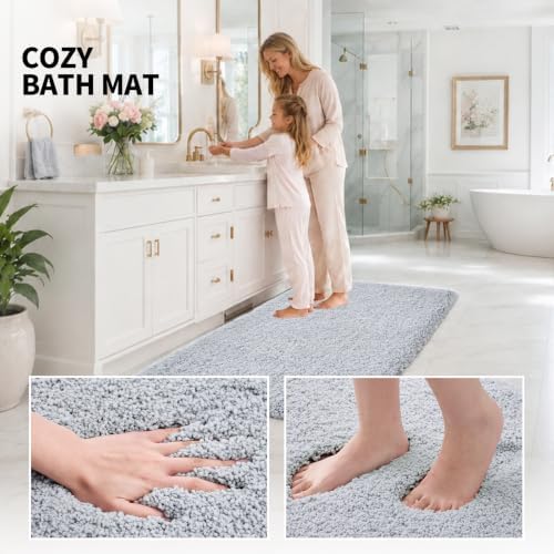 ILANGO Toilet Rugs U Shaped 22" × 24", Soft Absorbent Microfiber Bath Rugs - Image 6