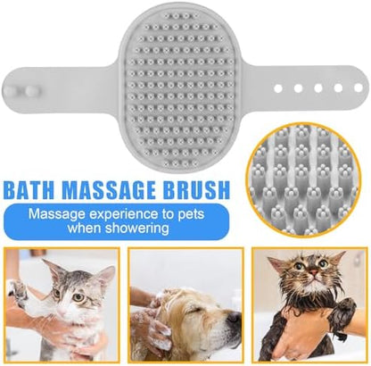 Pet Grooming Kit – Shedding Slicker Brush & Bath Massage Tool - Image 6