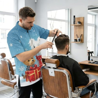 Funny Print Barber Jackets & Smocks - Image 3
