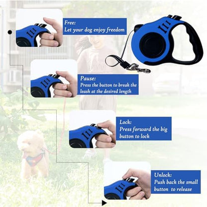 Retractable Dog Leash, 16 FT Dog Leash - Image 4