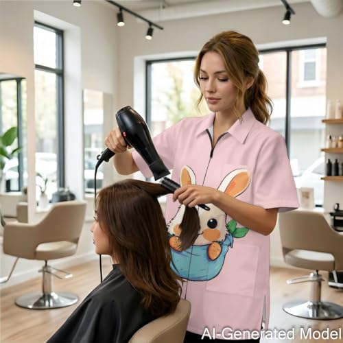 Dog Grooming Smock for Women & Men Water & Hair Repellent - Image 3