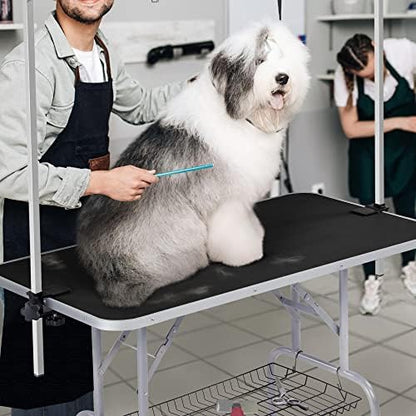 Yaheetech 45-inch Large Heavy Duty Pet Dog Grooming Table W/Adjustable Overhead - Image 3