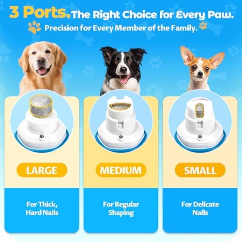 Dog Nail Grinder – Quiet LED Safety Guard, Rechargeable - Image 4