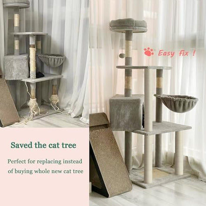 4PCS Cat Scratching Post Replacement, 11.8in M8 Cat Tree Replacement Pole - Image 3