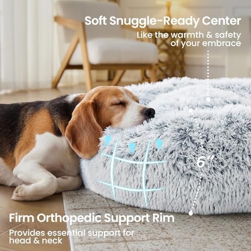 JOLLYVOGUE Small Dog Bed, Calming Dog Beds - Image 3