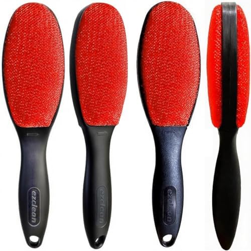 EZCLEAN 4-Pack Red Color Velvet Lint Brush - Image 7