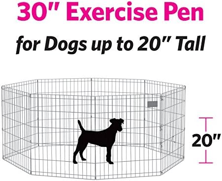 MidWest 30-Inch Exercise Pen, Single Door, 16 Sq Ft Play Area - Image 4