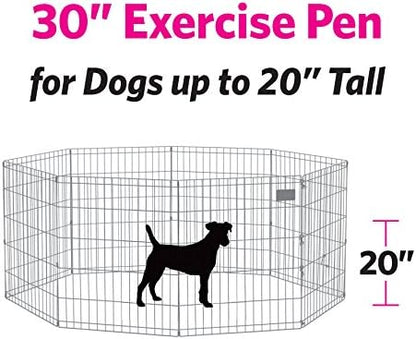 MidWest 30-Inch Exercise Pen, Single Door, 16 Sq Ft Play Area - Image 4