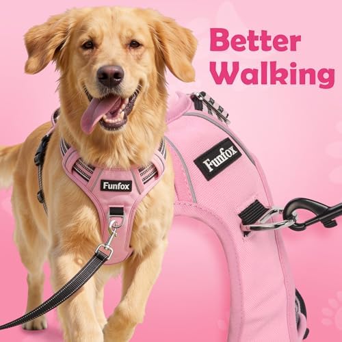 Funfox Dog Harness No Pull, Adjustable Pet Vest Harness, Super Soft Material - Image 3