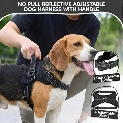 No Pull Reflective Adjustable Dog Harness - Image 2