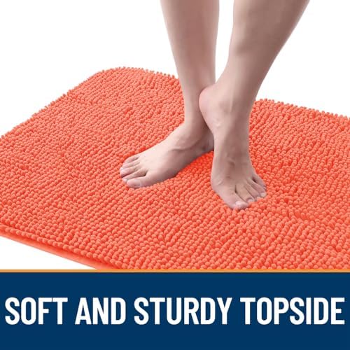 OLANLY Dog Door Mat for Muddy Paws 47x17, Super Absorbent Chenille Mud Mat - Image 4
