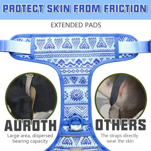 AUROTH Dog Harness for Small Medium Dogs, Tactical No Pull Dog Vest - Image 4