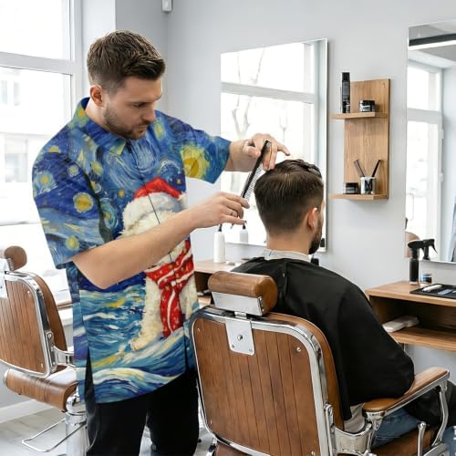 Funny Print Barber Jackets & Smocks - Image 3