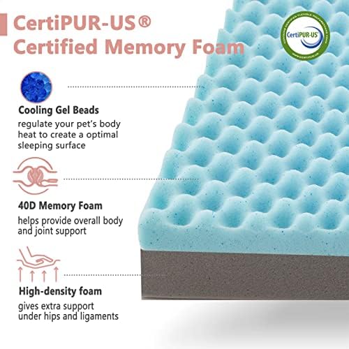 WATANIYA PET Memory Foam Medium Dog Bed, Cooling Dog Beds - Image 3