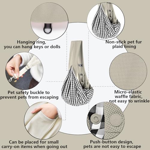 Dog Sling Carrier Soft Breathable - Image 3