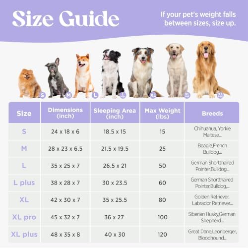 LE SURE Cute Cozy High Back Orthopedic Small Dog Bed - Image 6