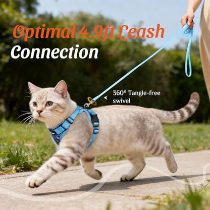 Dooradar Cat Harness and Leash Set, Adjustable and Escape Proof - Image 7