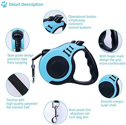 Retractable Dog Leash 10ft, Tangle-Free Expandable Leash - Image 3