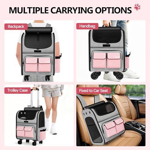 MGB Foldable Rolling Pet Carrier - Image 6