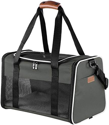 Cat Carrier - Portable Foldable Dog Pet Carrier, Soft-Sided Pet Bag up to 15 Lbs by Akinerri