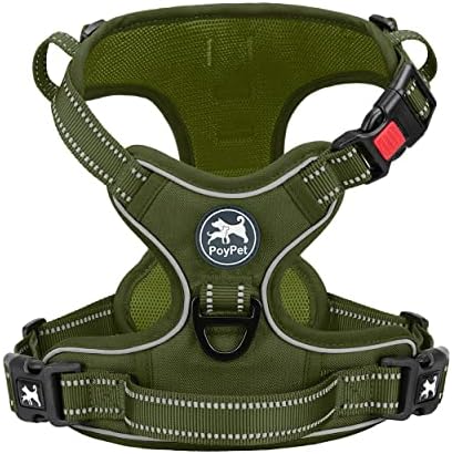 PoyPet No Pull Dog Harness, Reflective Vest by PoyPet