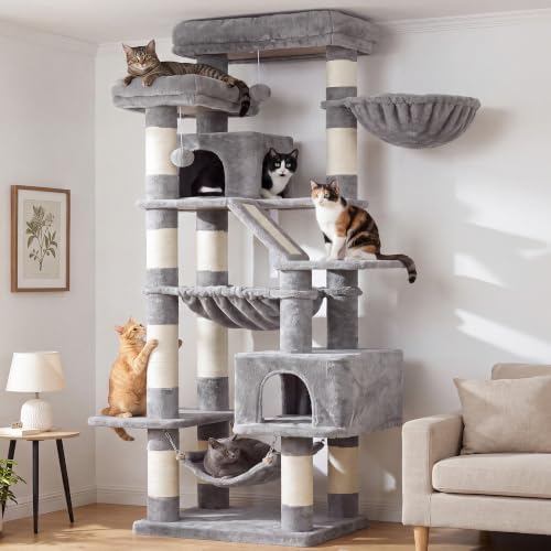 Heybly Cat Tree, 71-Inch-Tall Tower by HEYBLY