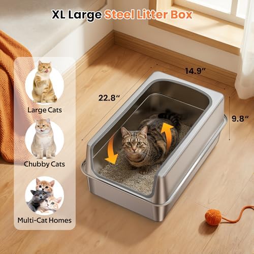 Stainless Steel Litter Box - Image 4