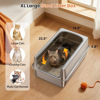 Stainless Steel Litter Box - Image 4