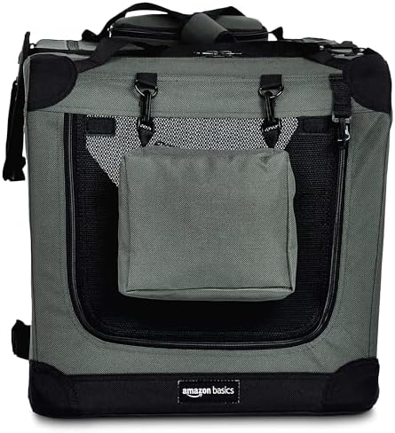 Amazon Basics Folding Portable Soft Pet Dog Crate Carrier Kennel - Image 2