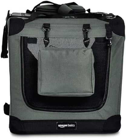 Amazon Basics Folding Portable Soft Pet Dog Crate Carrier Kennel - Image 2