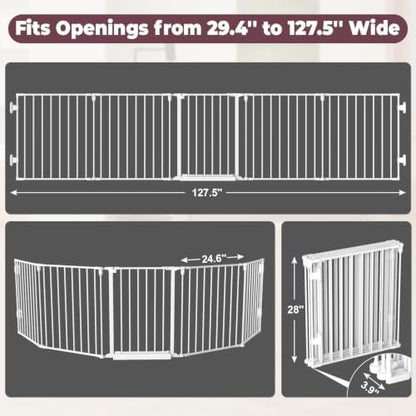 127.5" Wide Configurable Baby Gate - Image 4